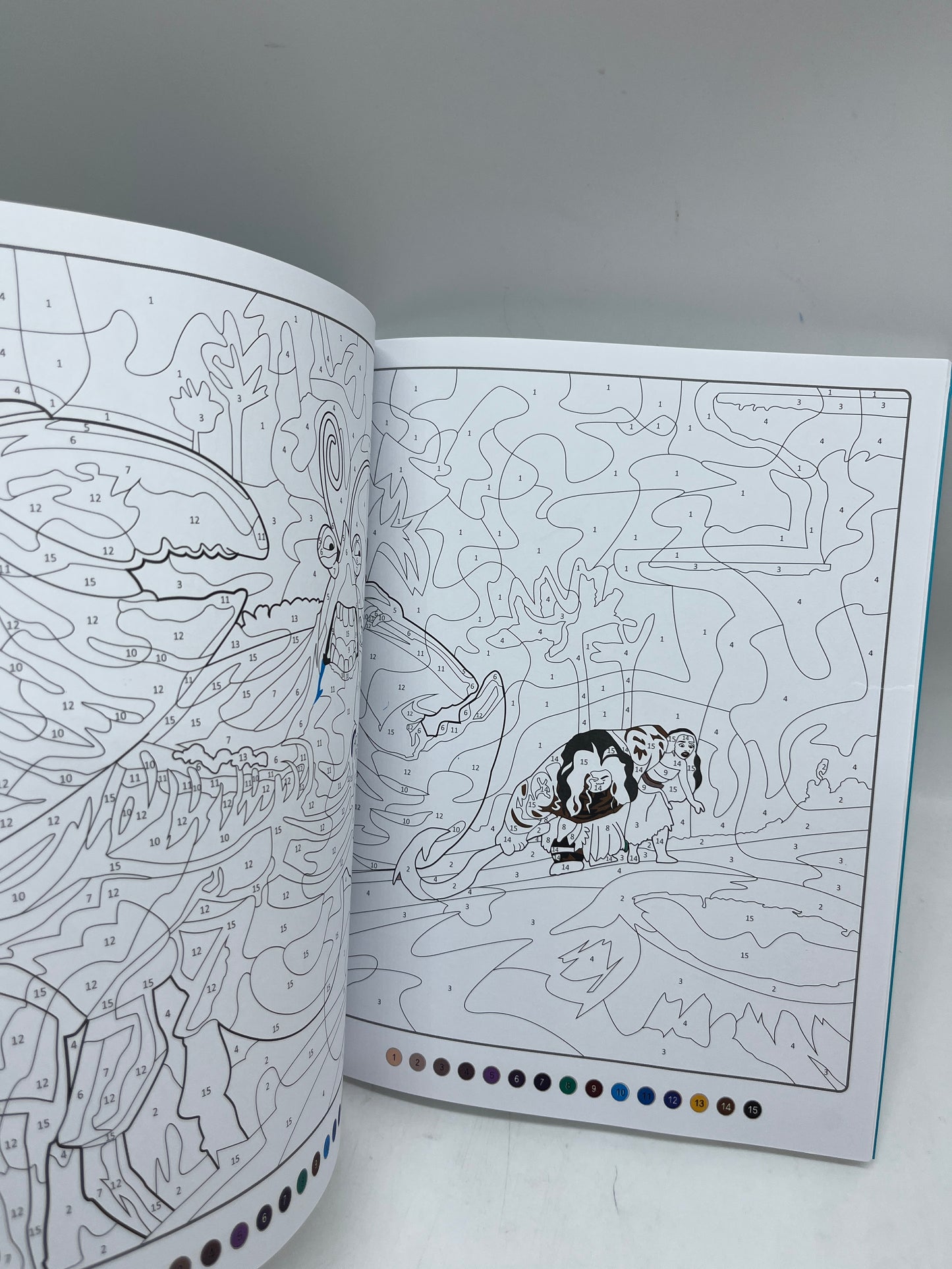 Livre d’activités les ateliers Coloriages mystères à colorier Princesse Disney Vaiana Neuf