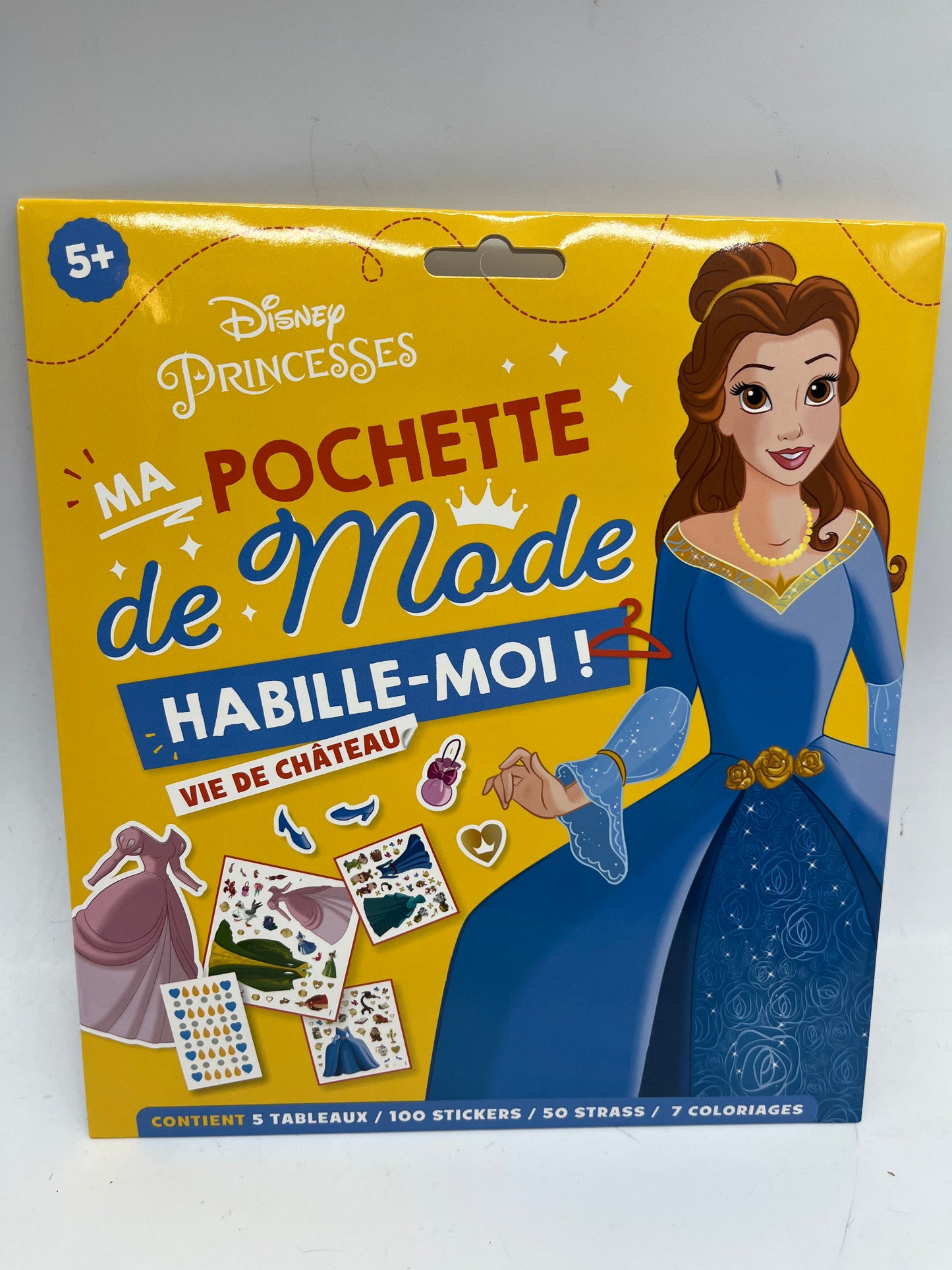 pochette d’activités Disney spécial princesses Ma pochette de mode Habille moi Thème vie de Château Neuf