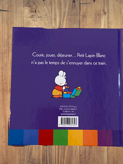 Lot de 9 livres Petit Lapin Blanc modèle pages plastifiés Neuf