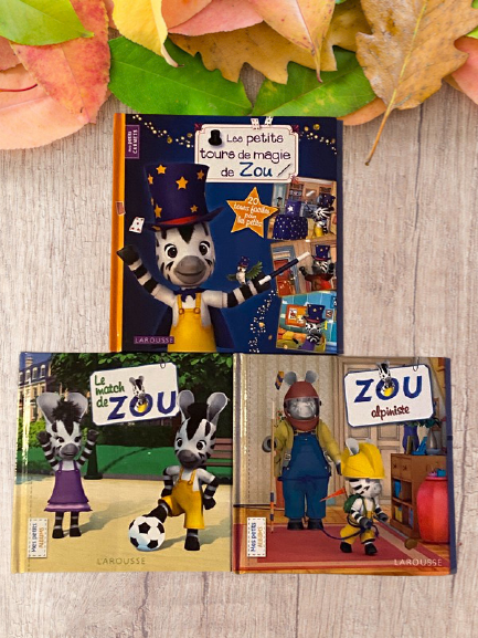 Lot de 3 livres ZOU Neuf