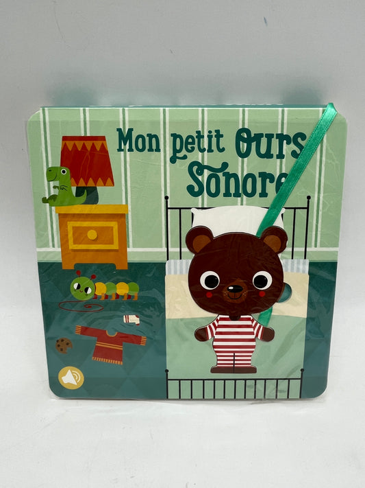 livre sonore Mon petit Ours sonore Ludique avec figurine Neuf