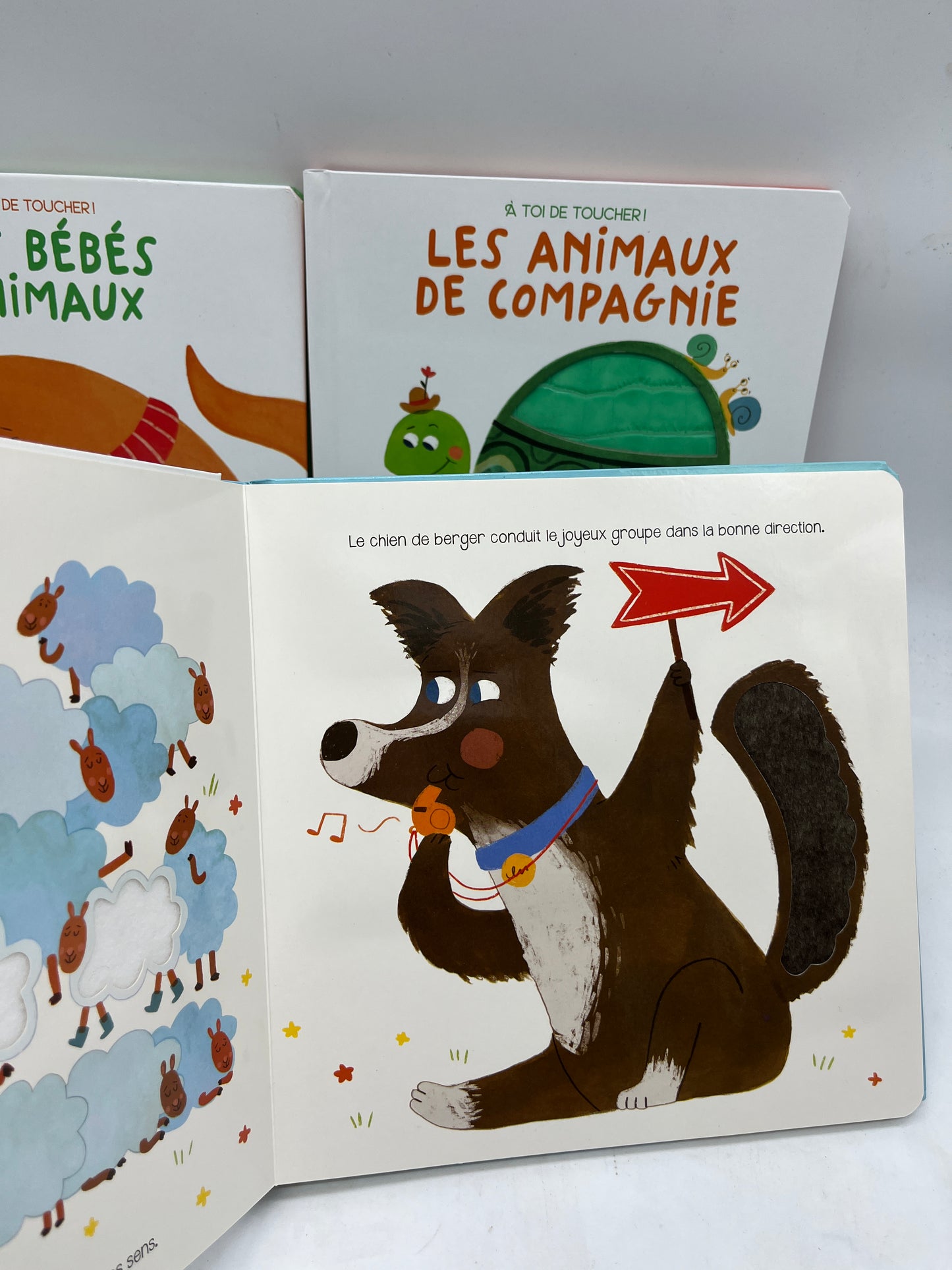 Lot de 4 livres à toucher Ludique Les animaux Neuf