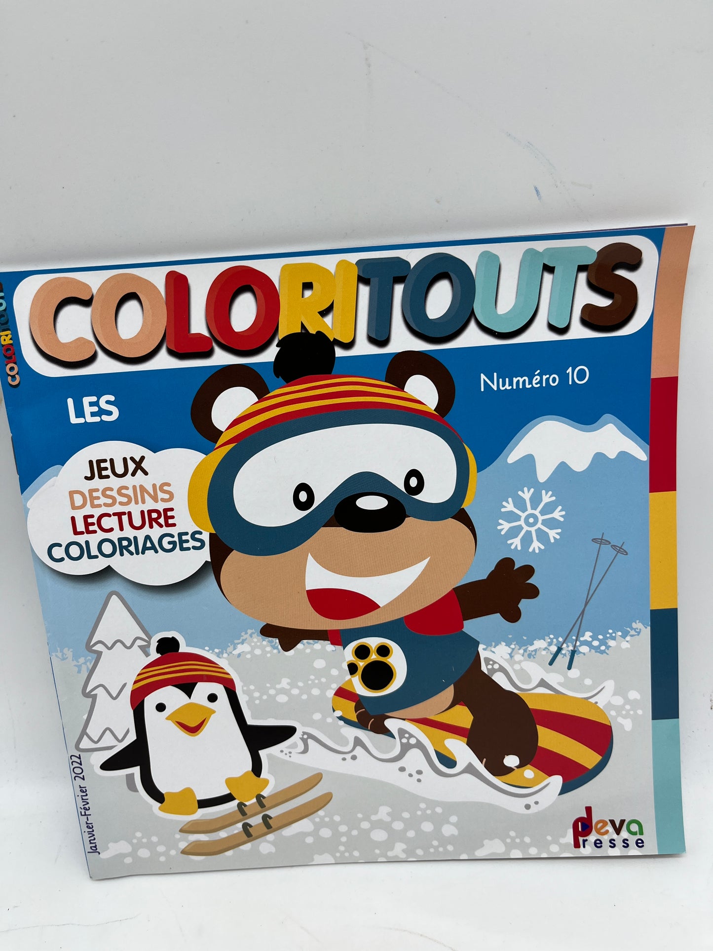 Livre activité magazines Coloritout Special hiver numéro 10