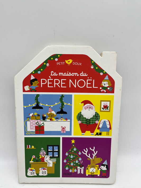 Livre La maison du père Noël édition Fleurus entièrement Cartonné Neuf