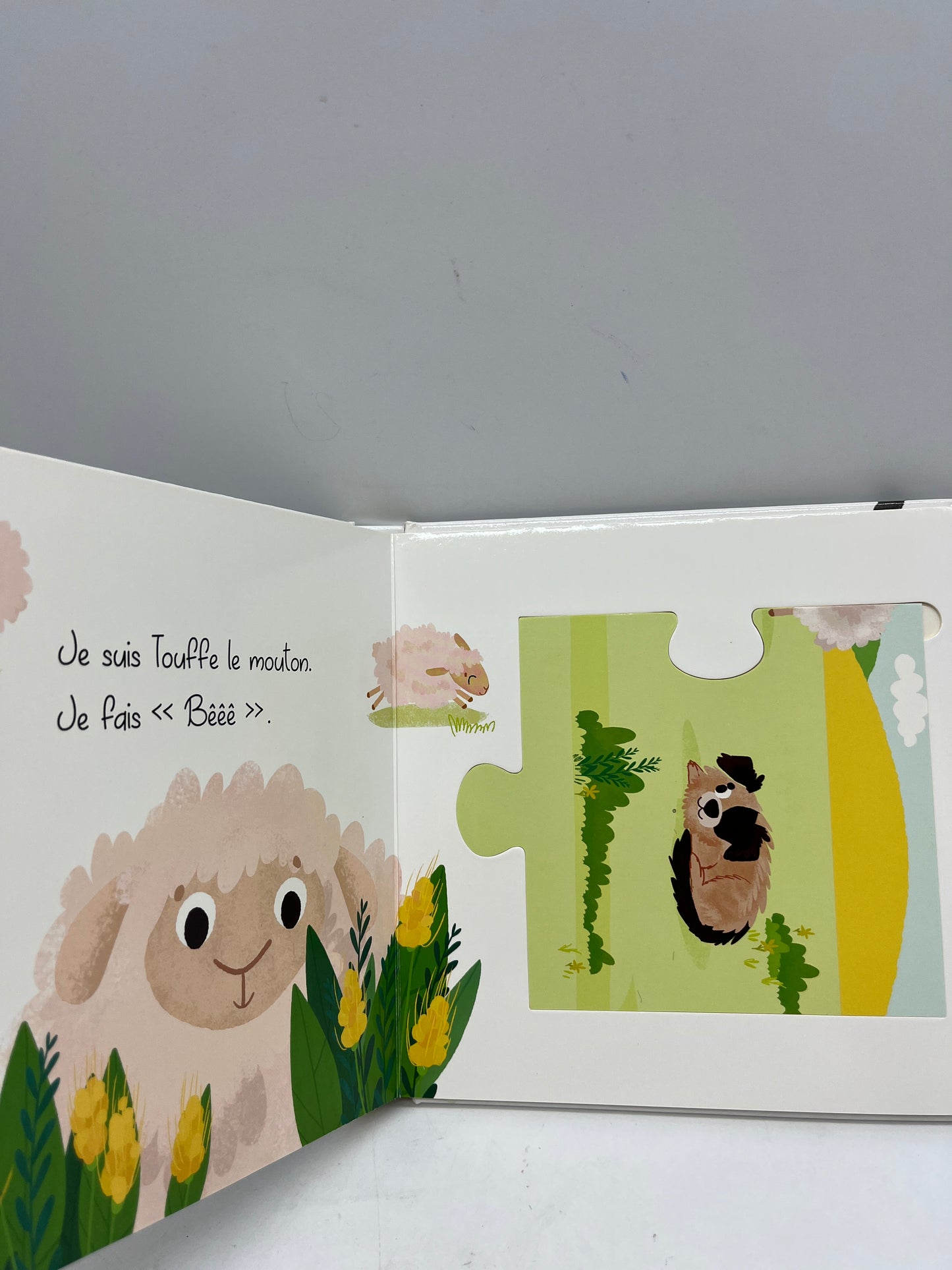 livre Puzzle  tout cartonner  thème A la ferme Neuf