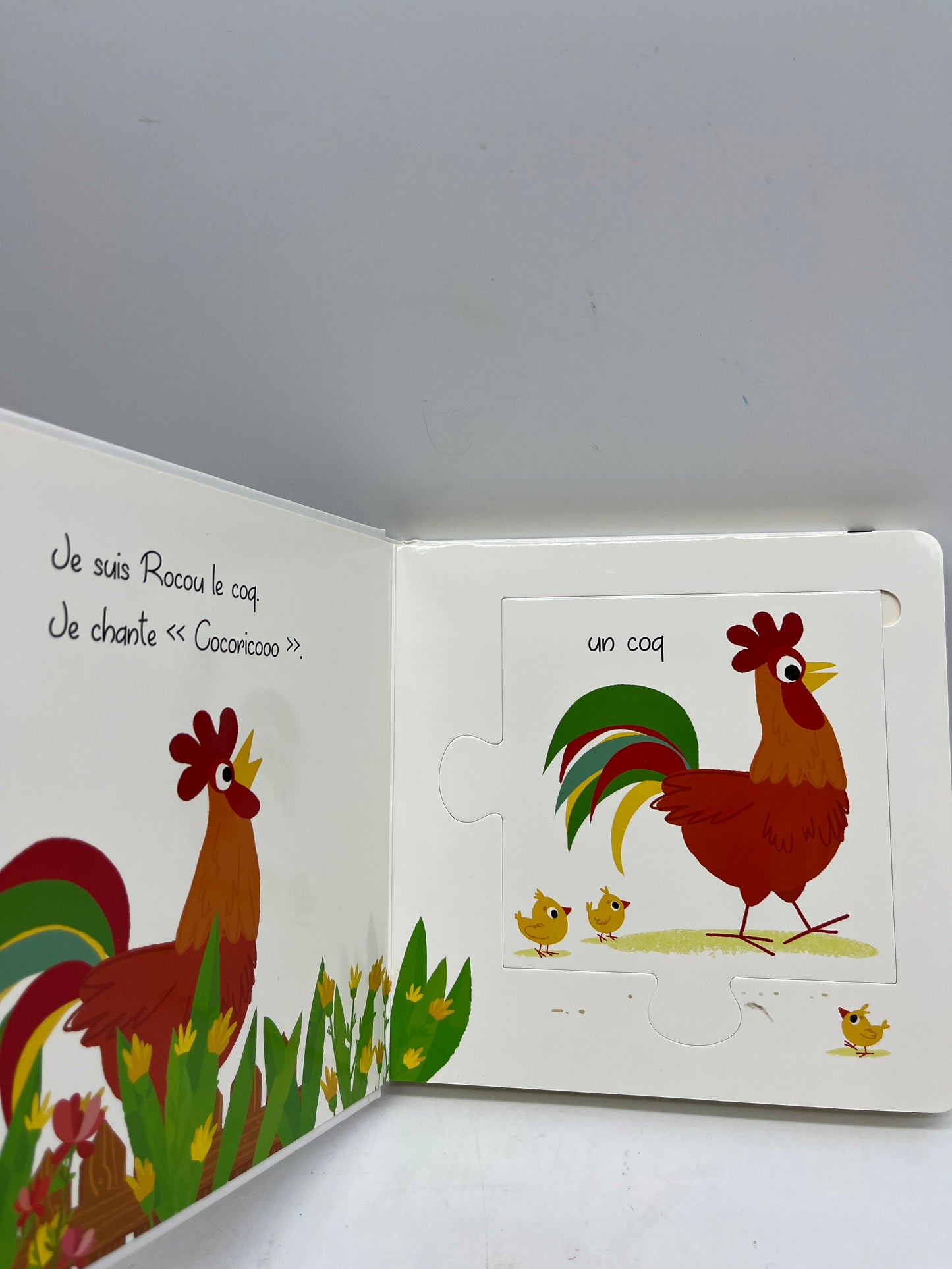 livre Puzzle  tout cartonner  thème A la ferme Neuf