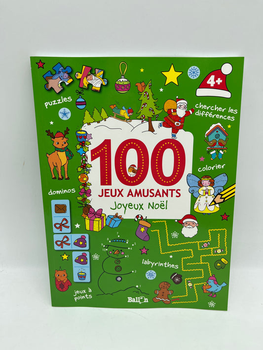 livre d’activite 100 jeux amusant Joyeux Noël    spécial Noël  Neuf dès 4 ans on