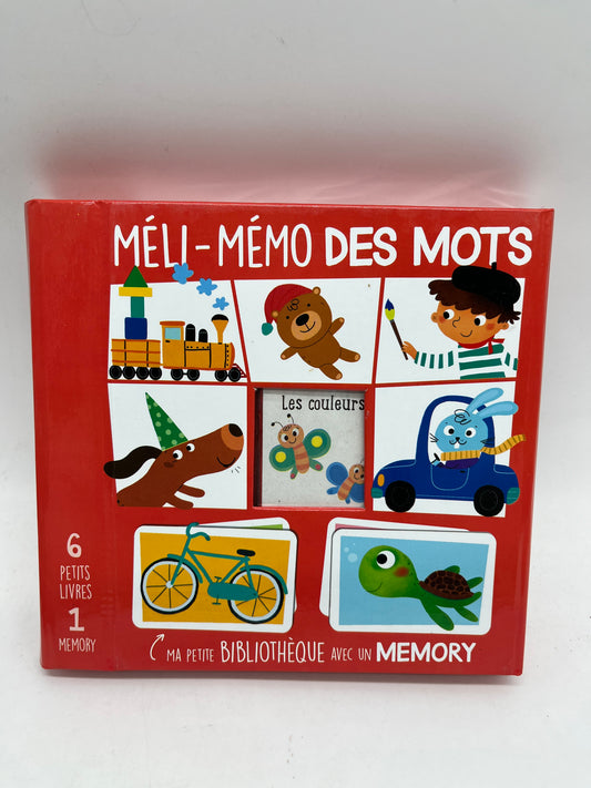 Coffre Méli-Melo des mots  Ma petite bibliothèque et mon mémory