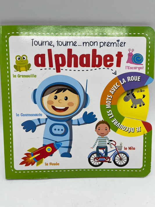 livre Tourne tourne mon premier alphabet illustré Neuf