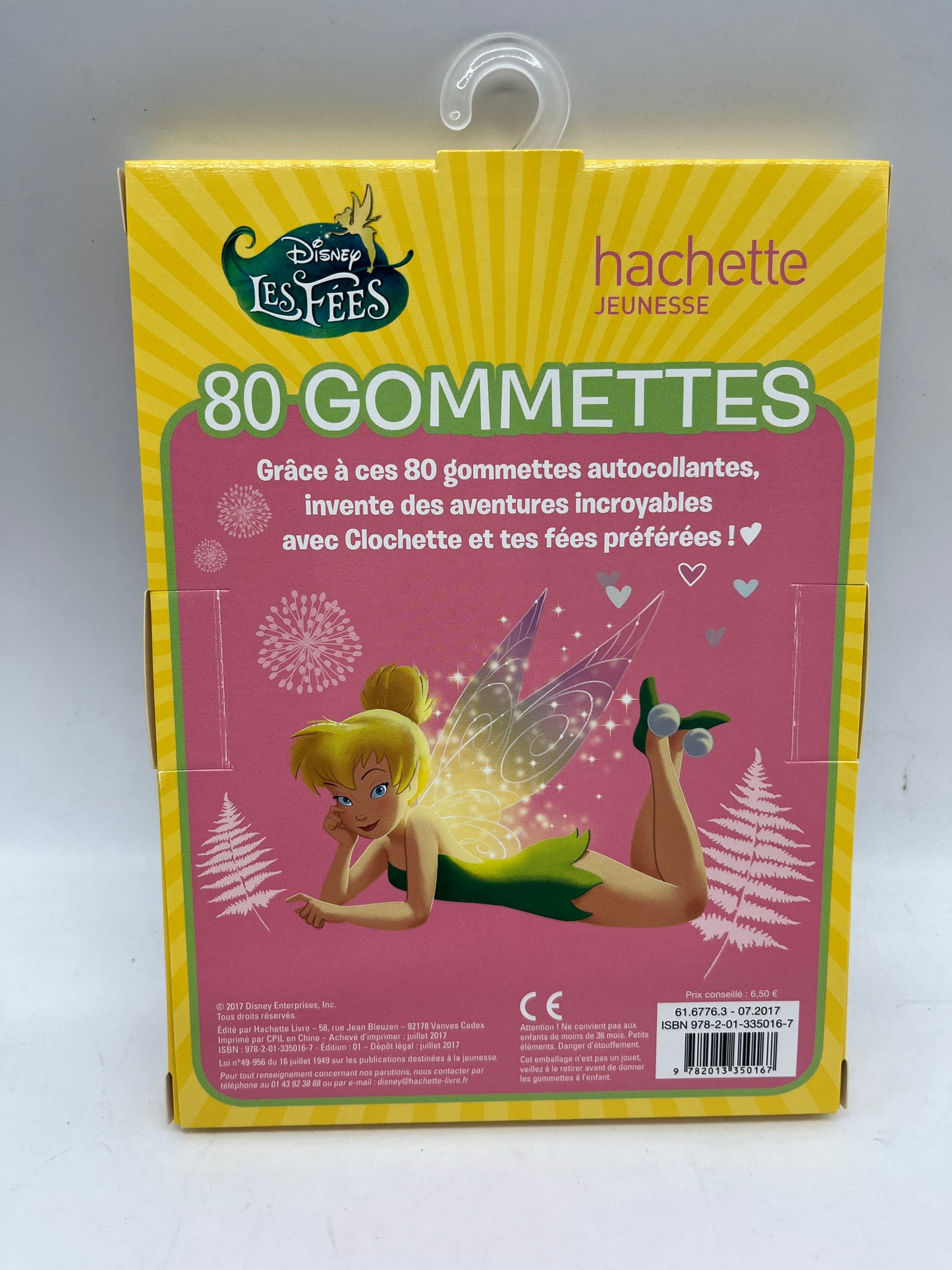 Paquet de 80 gommettes Disney Princesses Fée clochette Neuf