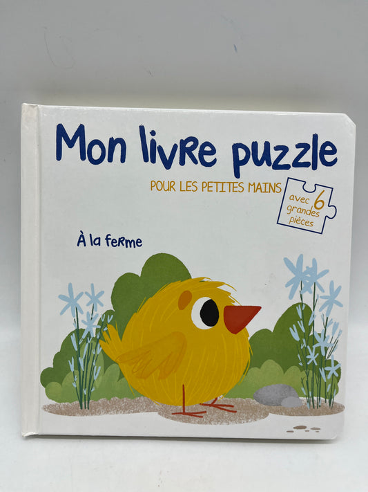 livre Puzzle  tout cartonner  thème A la ferme Neuf