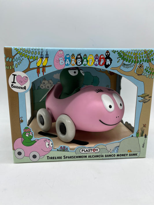 Coffret Tirelire Barbapapa modèle voiture Neuf Plastoy