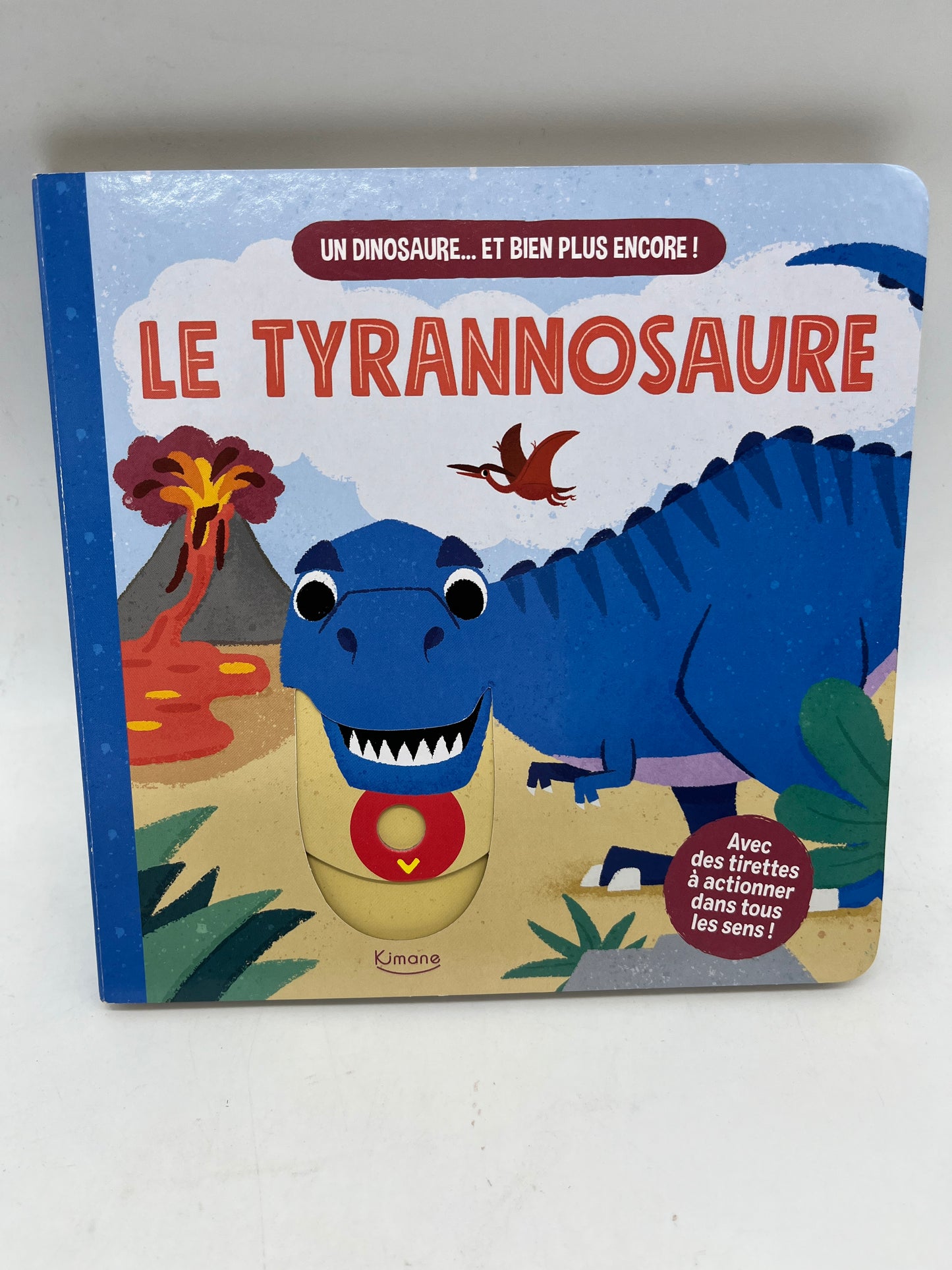 livre  Dinosaure Le tyrannosaure livre animé avec tirette Neuf