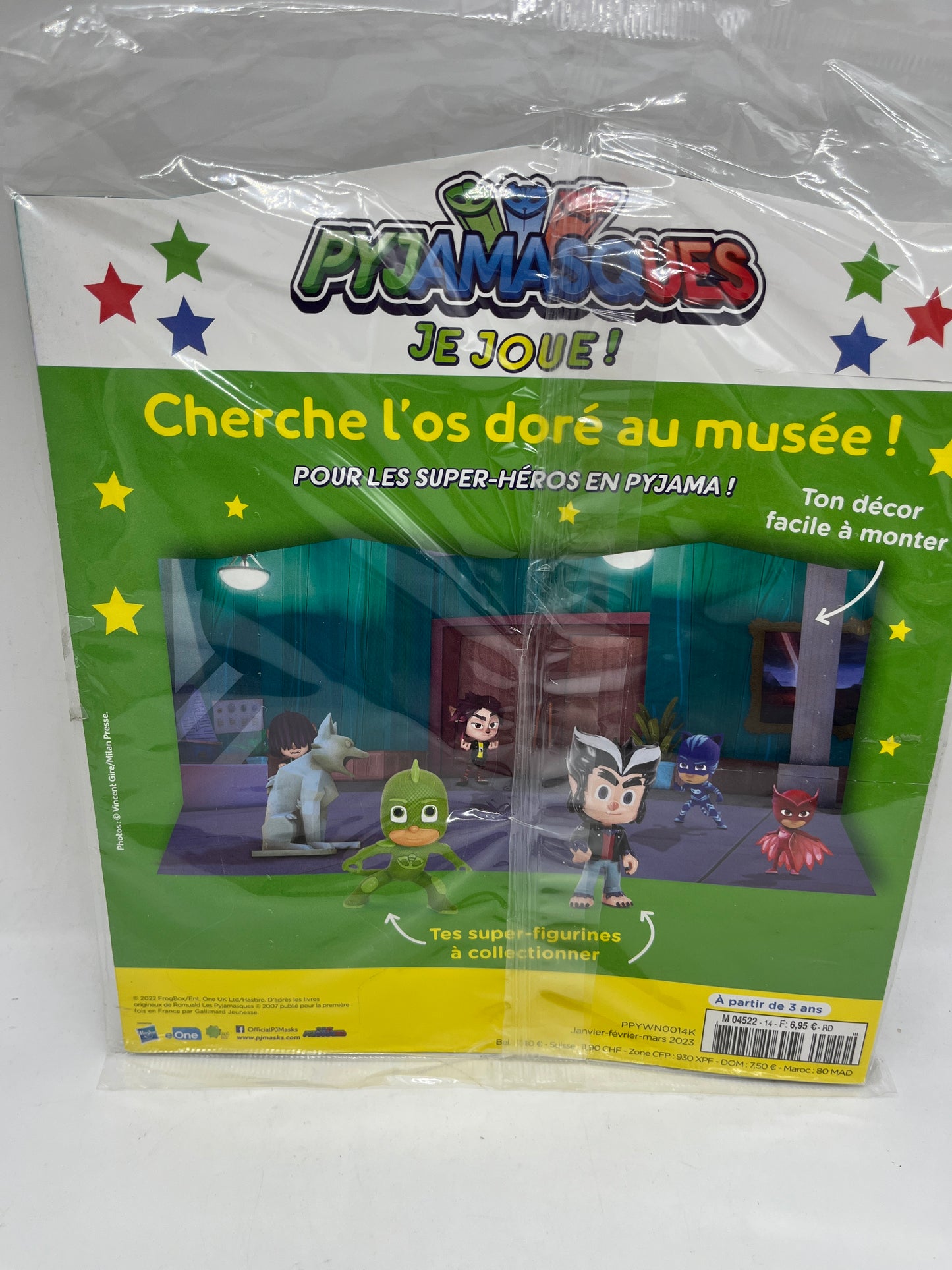 Magazine Pyjamasque Je Joue Numéro 14 avec ces 2 figurines neuf sous blister jeux activité !