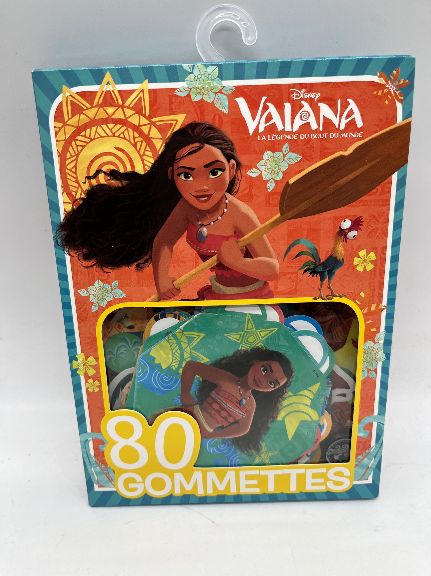 Paquet de 80 gommettes Disney Princesses Vaiana Neuf   neuf comme en boutique   Prix boutique: 6€50