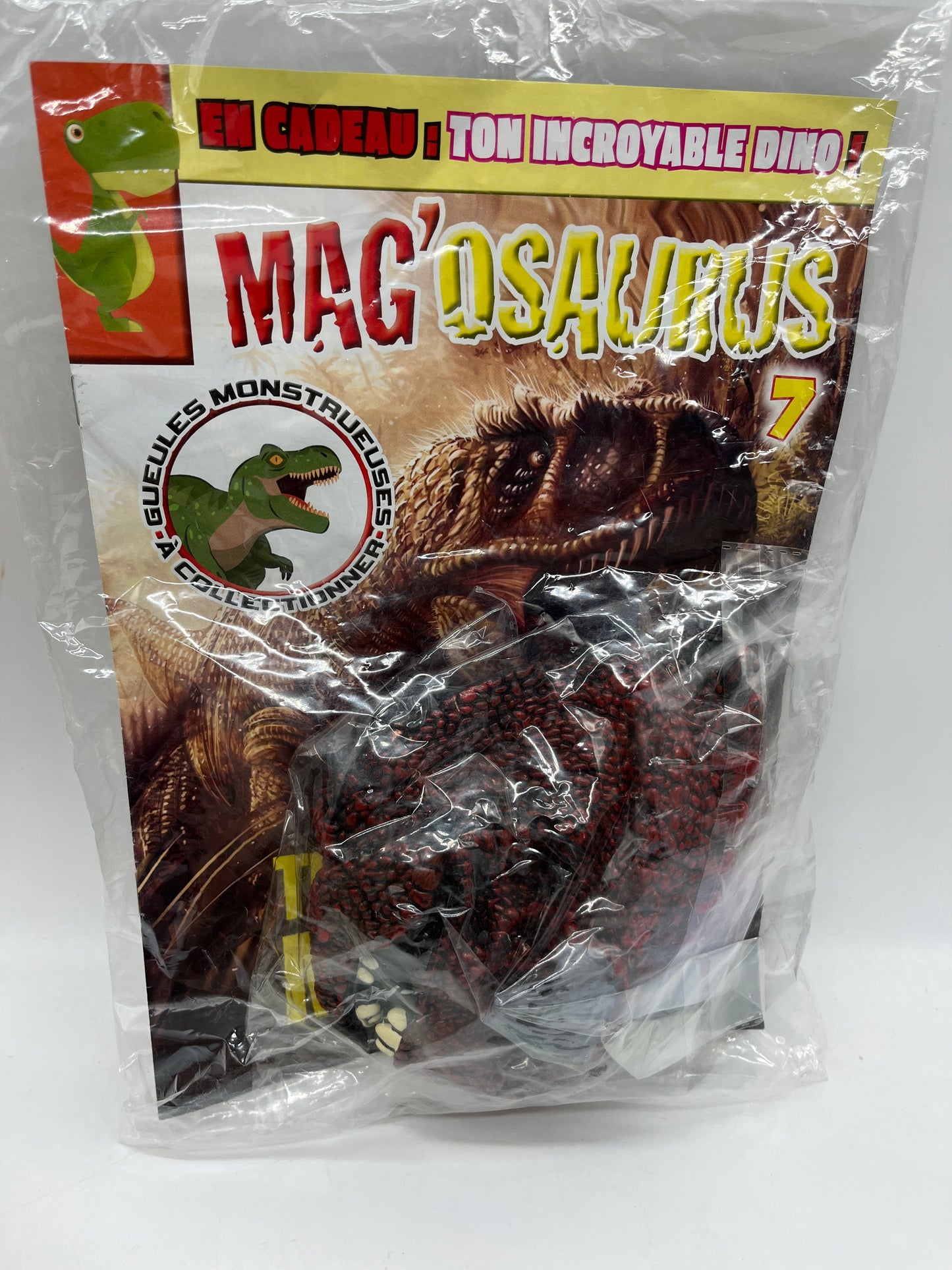 Livre d’activité Magazine Special Dinosaures  Mag’osaurus avec tête de dino marionnette Neuf