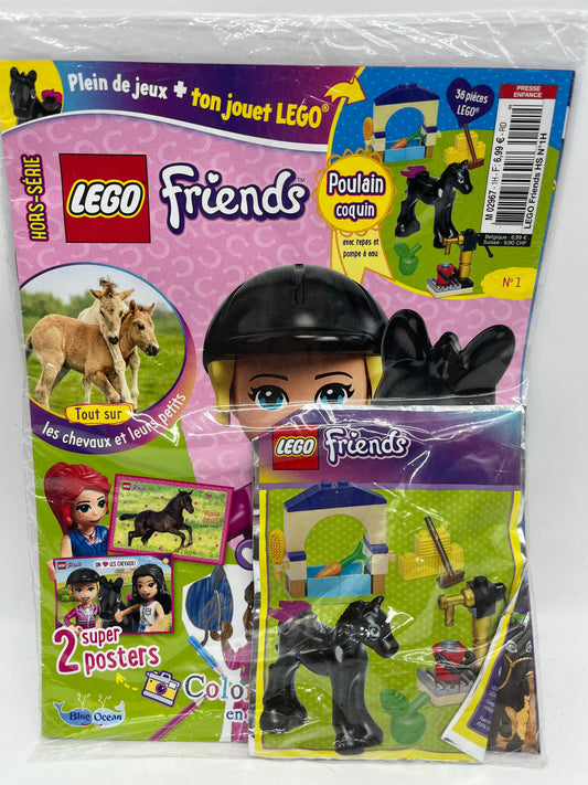 livre d’activité Magazine Lego Friends  avec sa sachet à construire   Neuf !