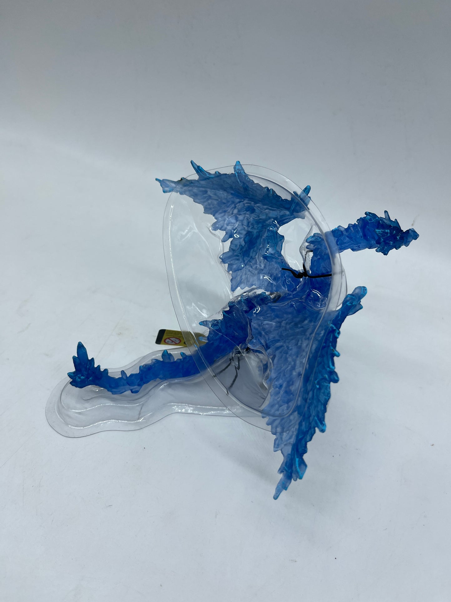 Figurine Plastoy Dragon Bleu transparent Neuf avec étiquette