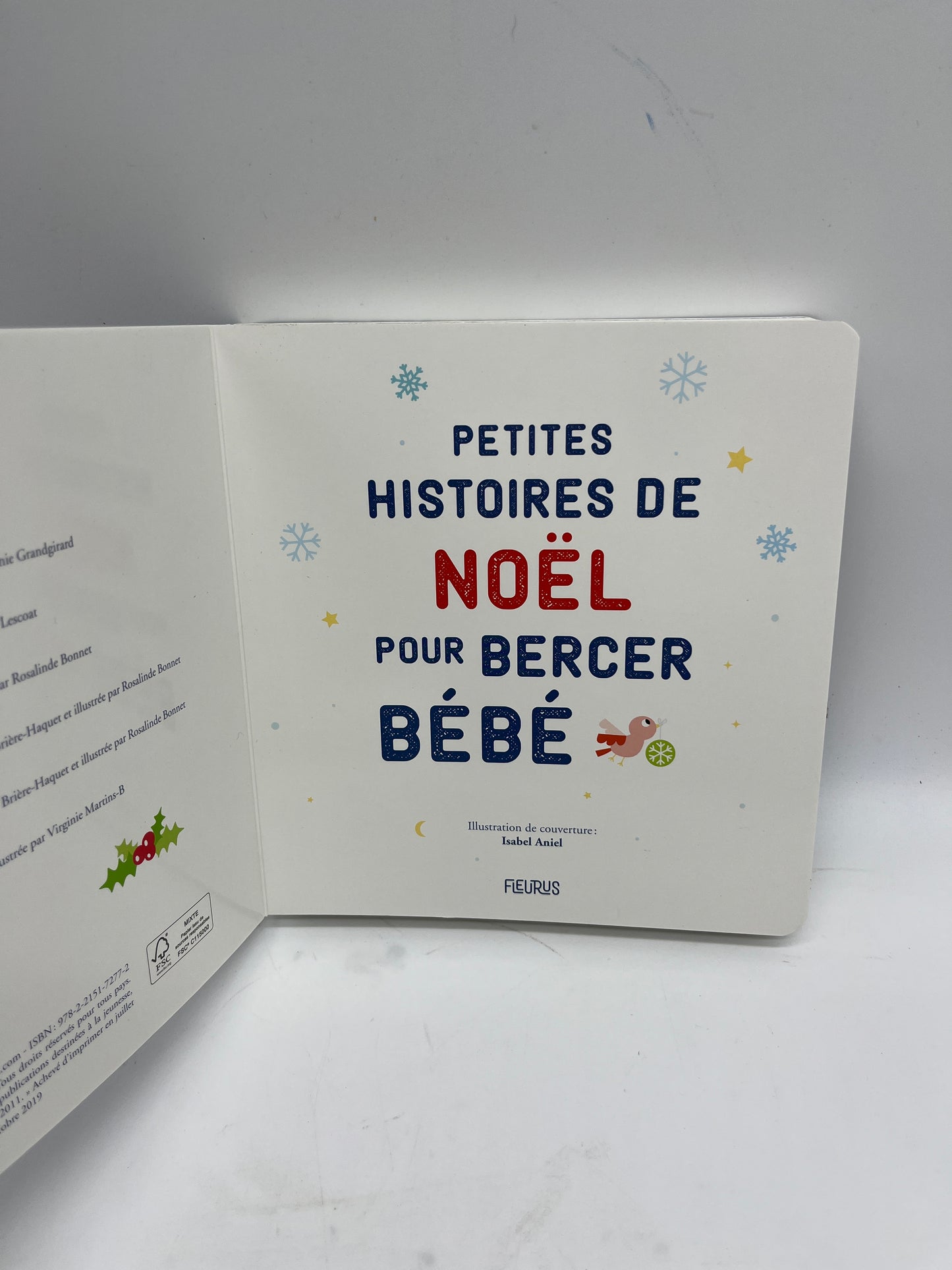 Livre  petite histoires Noël pour bercer bébé Neuf !