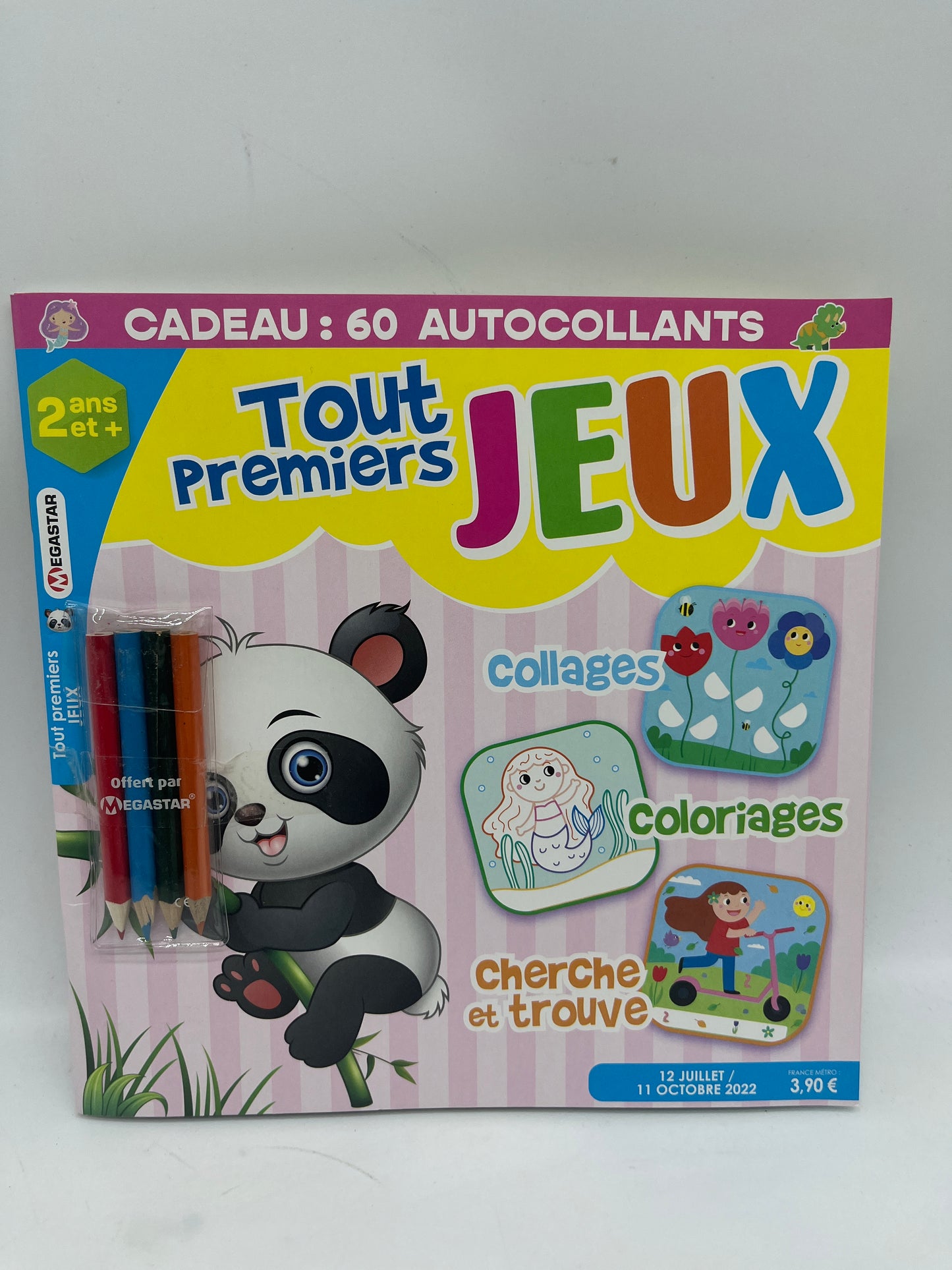 Livre d’activité Magazine Mes tous premiers jeux avec ses crayons de couleurs    neuf