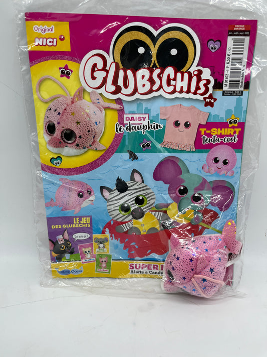 Livre d’activité Magazine Glubschies Disney Avec sa peluche dauphin  Neuf sous blister